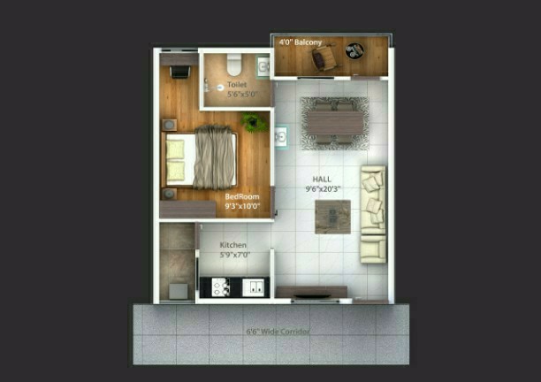 1 bhk flat for sale