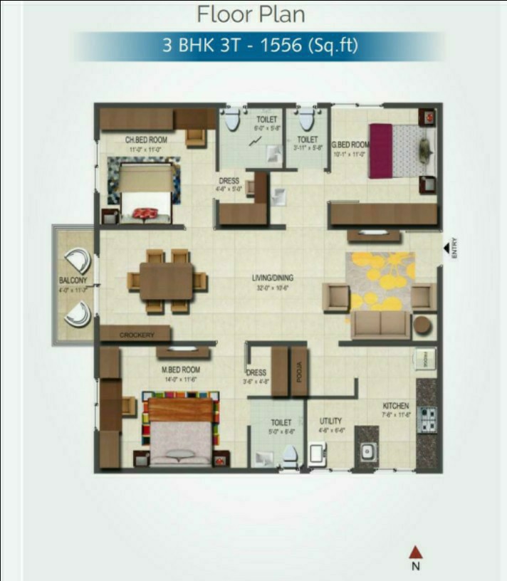 2 bhk flats for sale in gachibowli