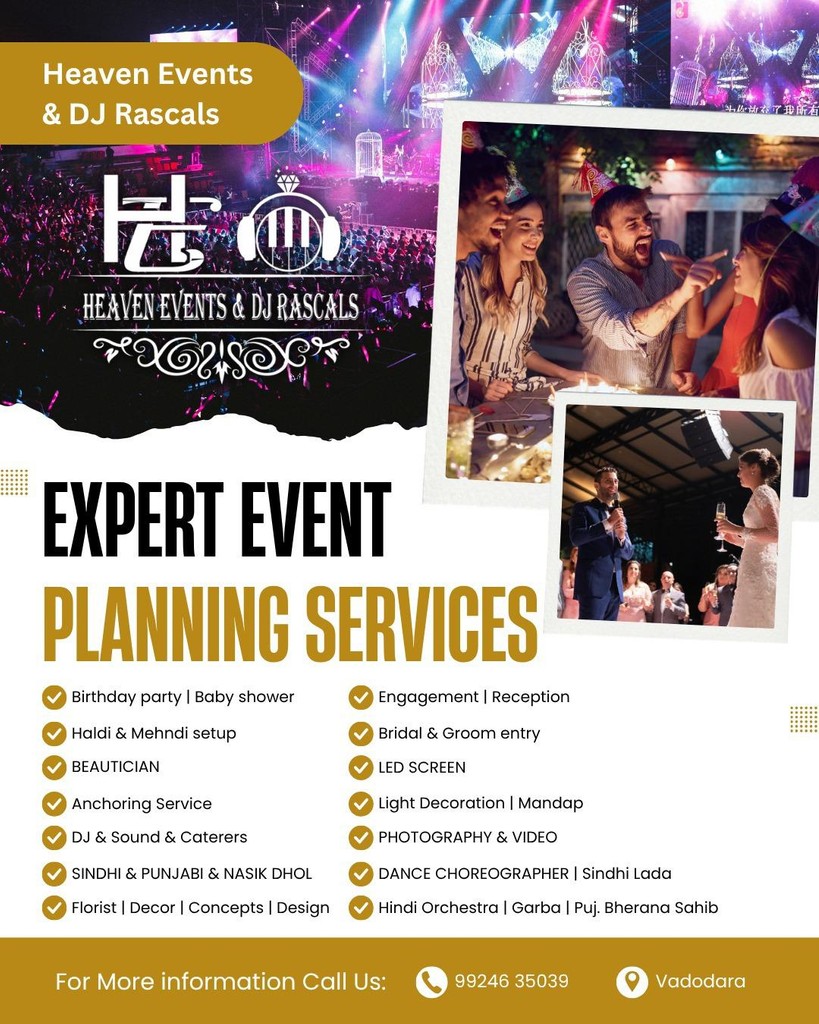 Heaven Events & DJ Rascals in Harni Warasiya Ring Road, Vadodara - 