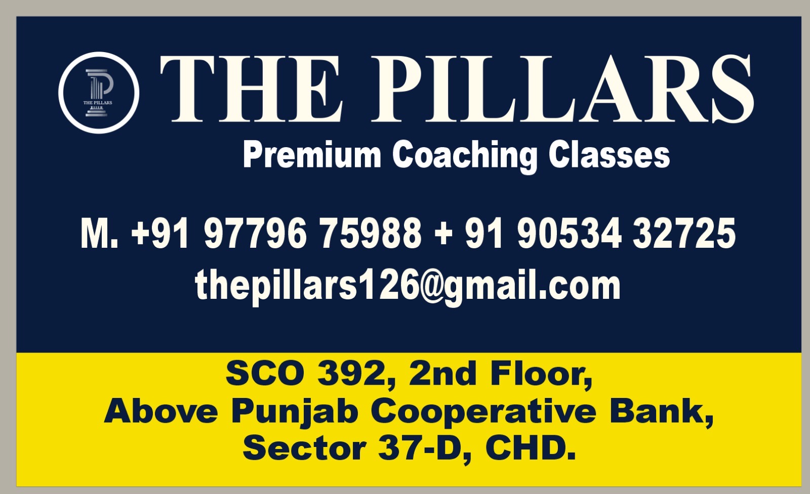 The Pillars Coaching Classes - The Pillars Coaching Classes Center