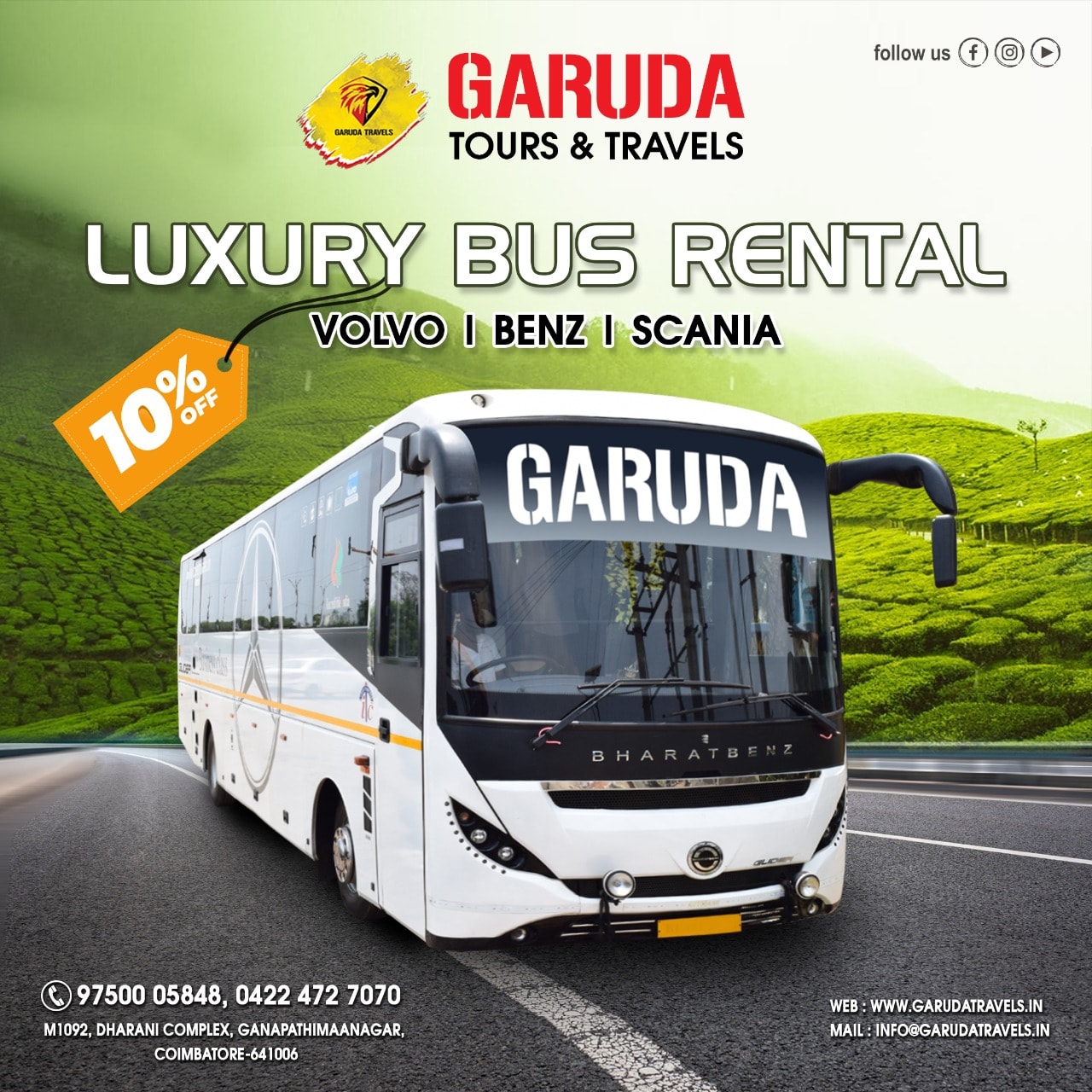 Garuda Travels in Ganapathy, Coimbatore - 641006