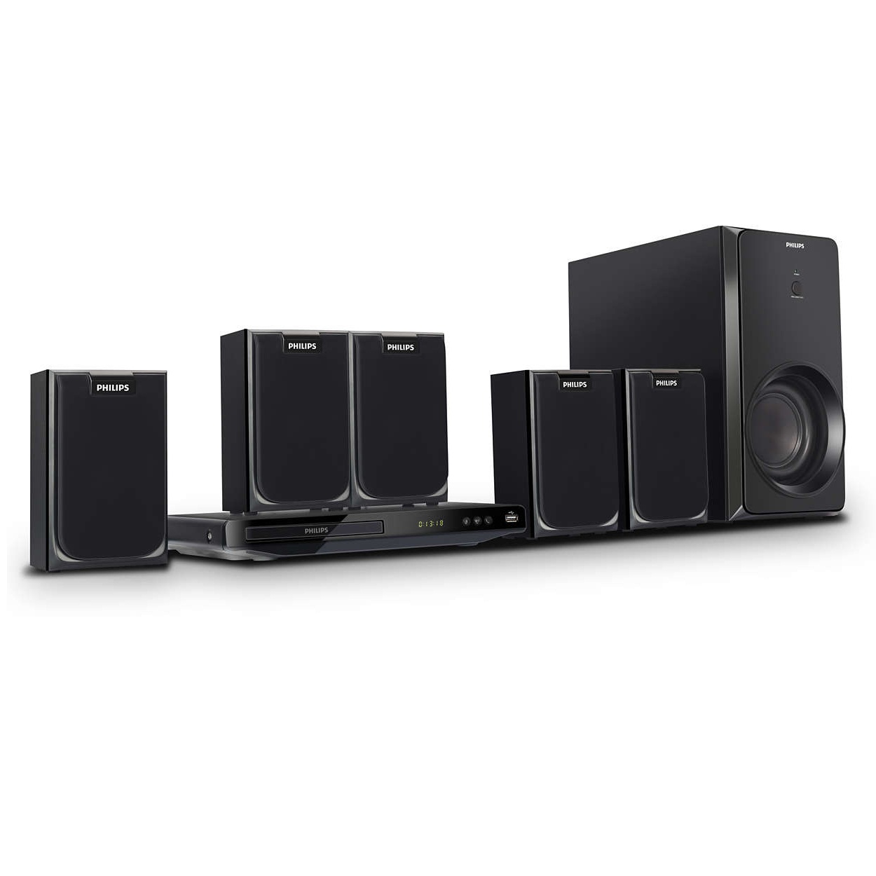 Philips Home Theatre Price 2018 Latest Models Specifications Sulekha   Philips HTD2520 94 5.1 60W DVD Home Theatre 