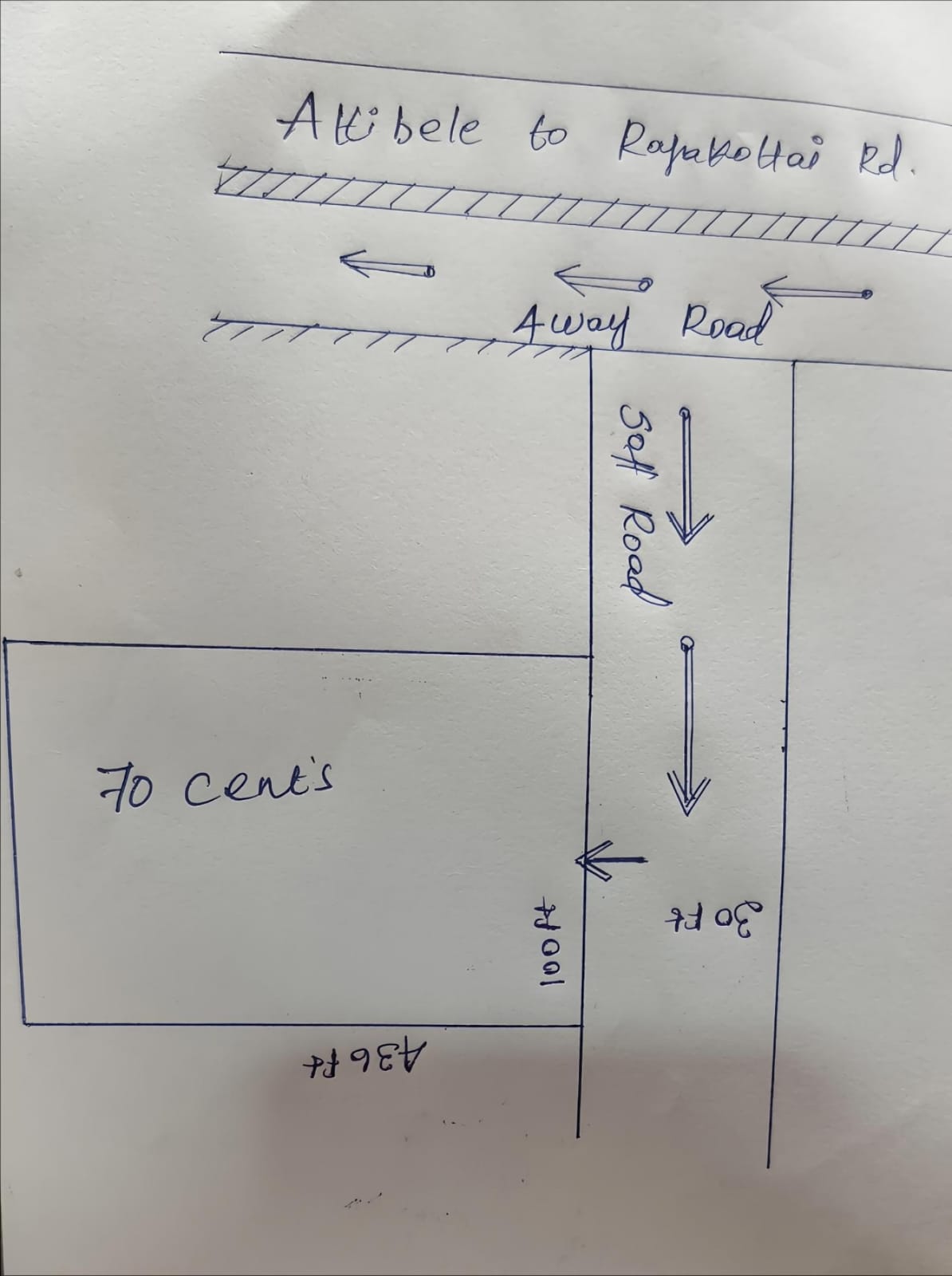 70 Cent Commercial Space for Resale in Kelamangalam