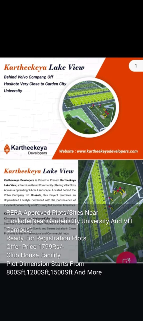 1200 sqft Plots & Land for Sale in Narsapura