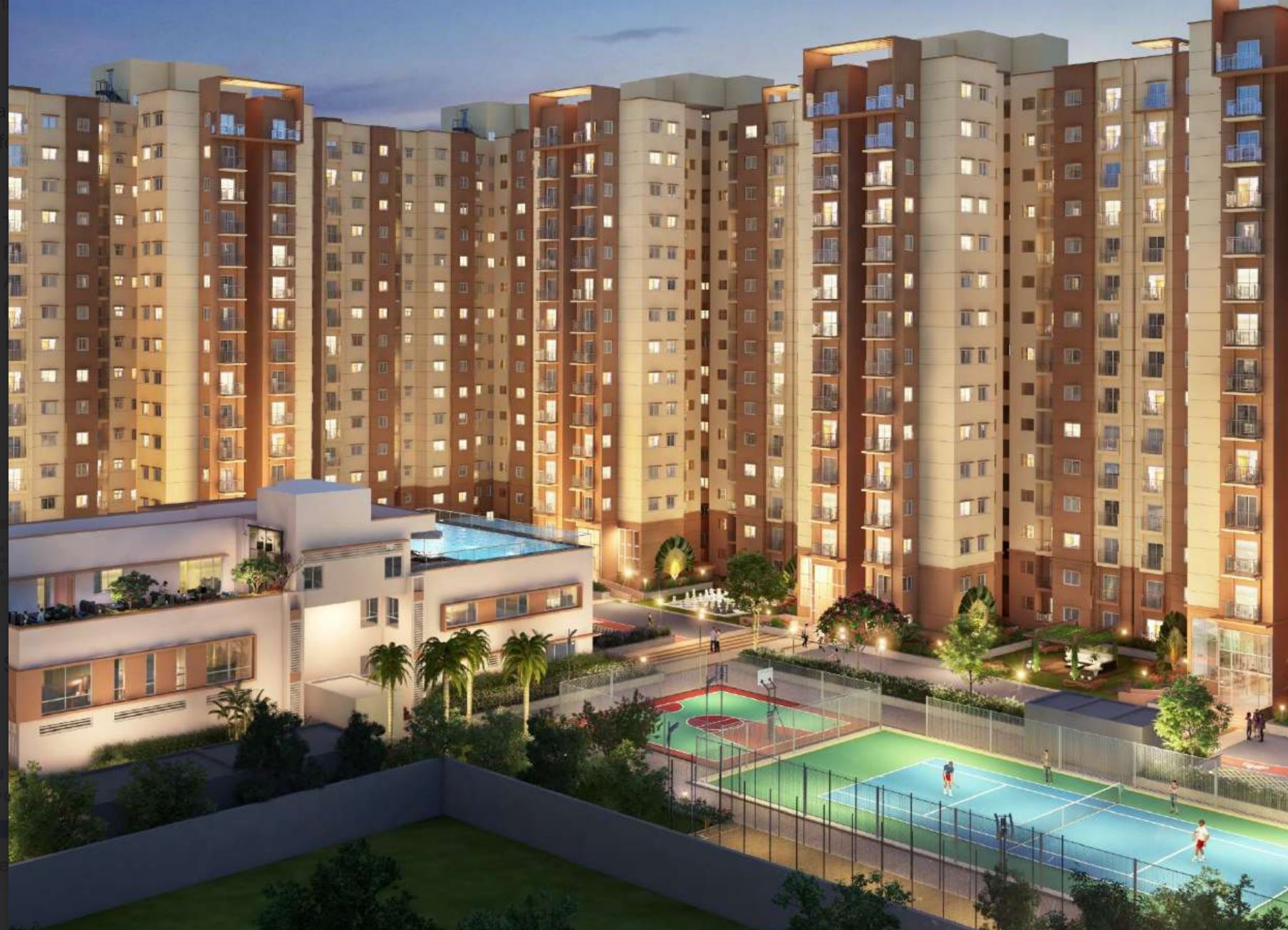 High Rise Apartment for Sale in Budigere Cross