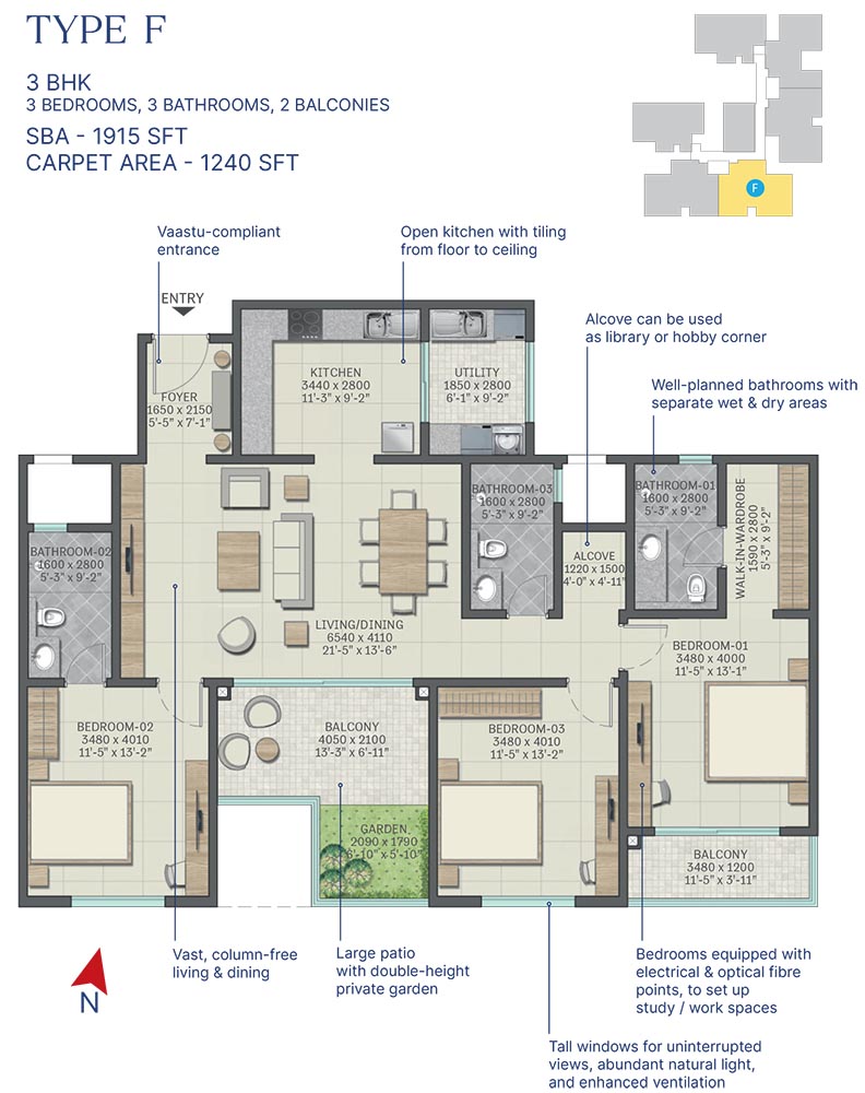 Flat for Sale in Balagere