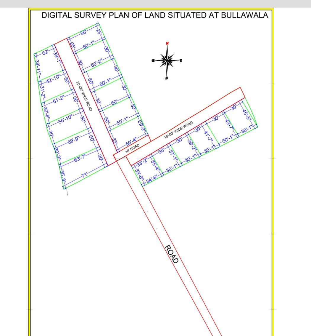 167 Sq Yards Plots & Land for Sale in Bullawala