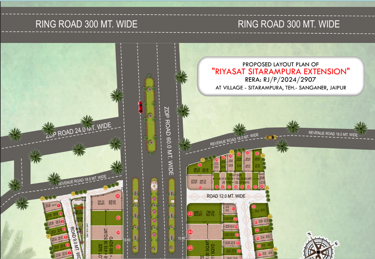 550 Sq Yards Plots & Land for Sale in Ring Road