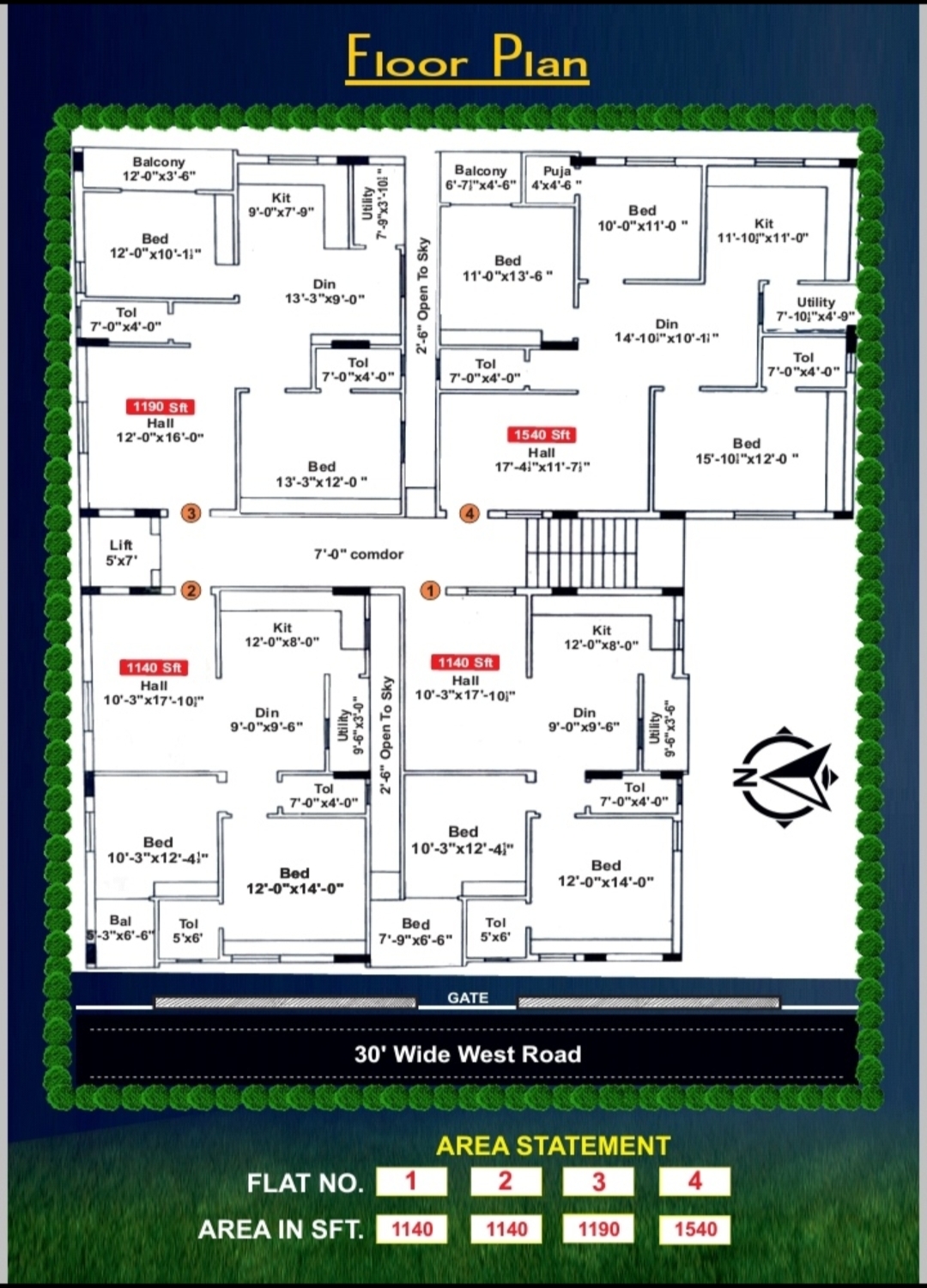Flat for Sale in Miyapur