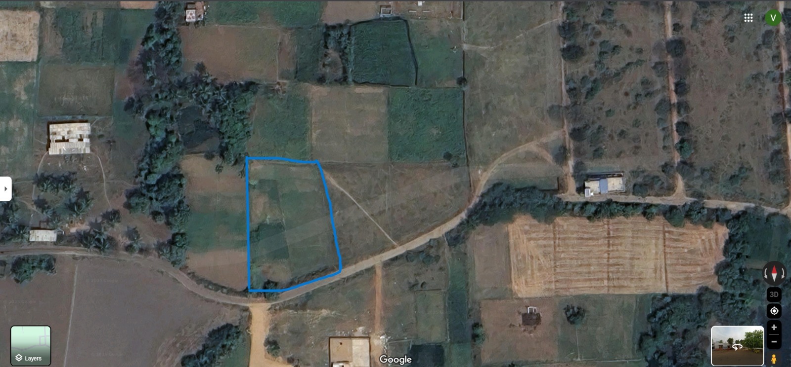 50 Cent Agricultural Land/Farm Land for Sale in Tirachanoor Road