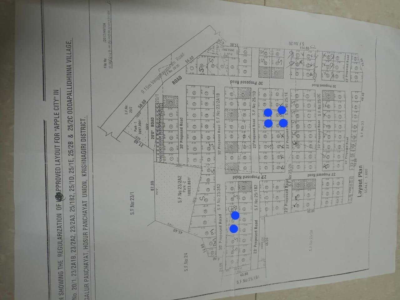 1201 sqft Plots & Land for Sale in Hosur