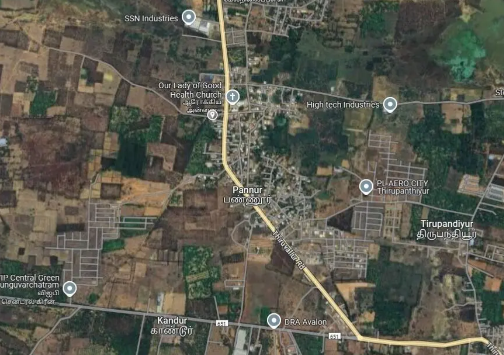 3 Acres Commercial Space for Resale in Sunguvarchatram