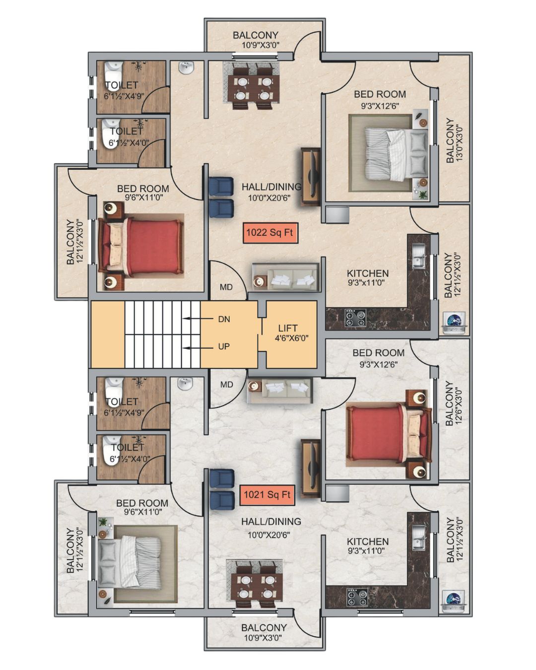 Flat for Sale in Valasaravakkam