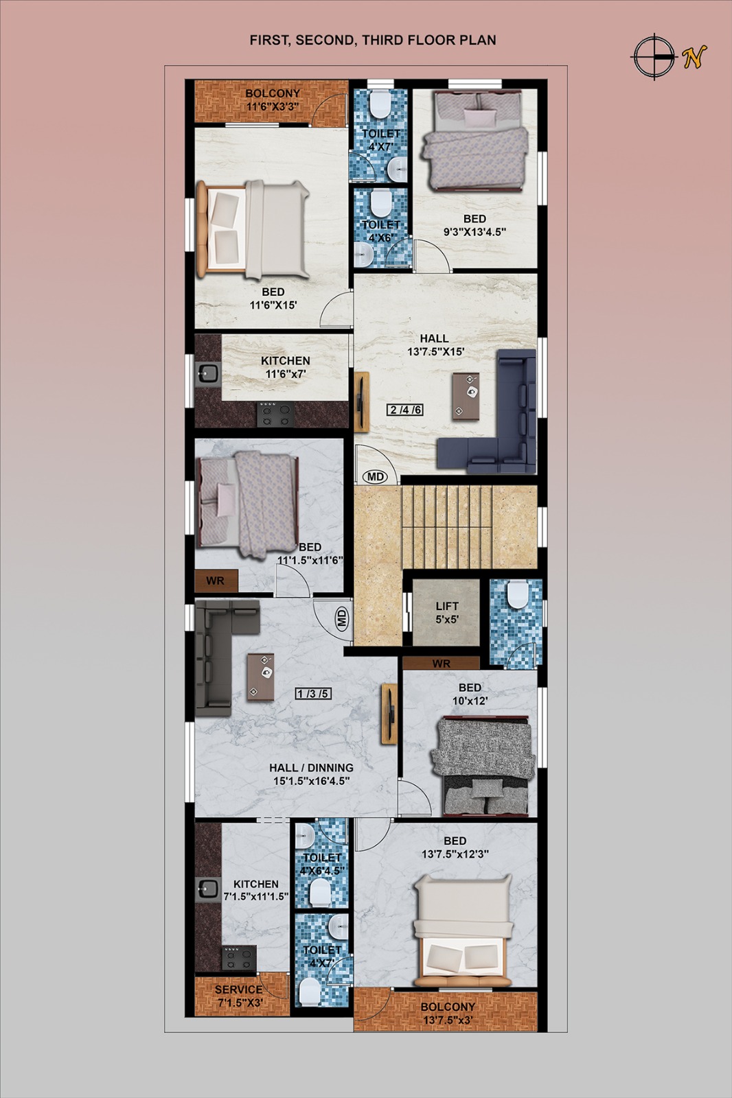Flat for Sale in Santhosapuram