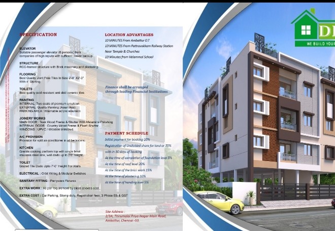 Flat for Sale in Ambattur
