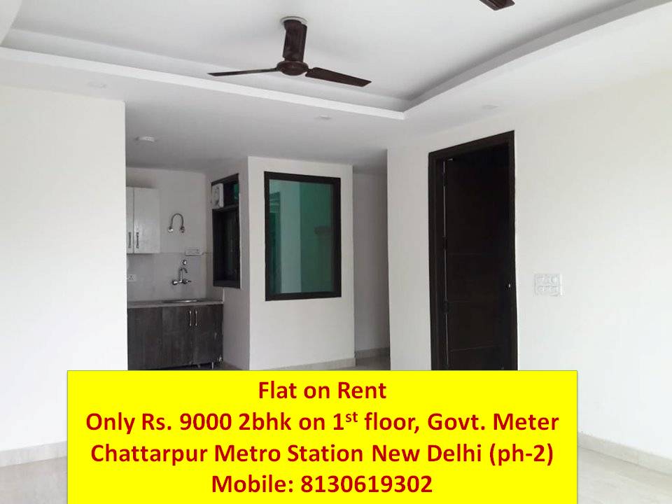 2 BHK Residential Apartment for Rent Only in Chhatarpur