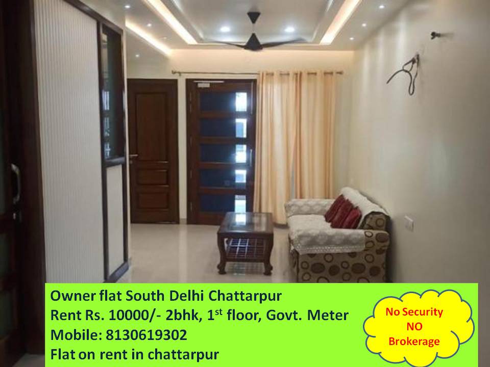2 BHK Residential Apartment for Rent Only in Chhatarpur