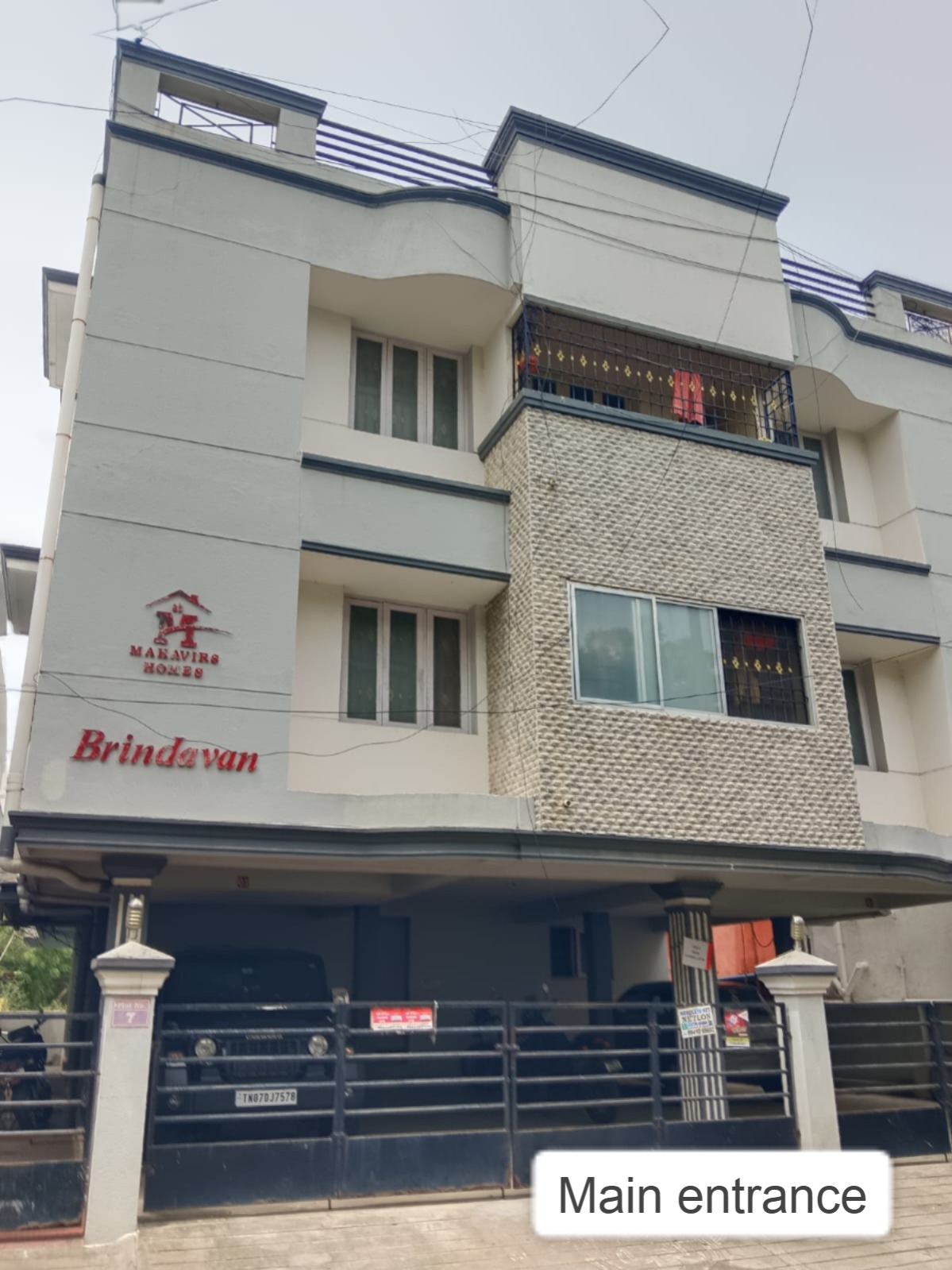 3 BHK Residential Apartment for Lease Only at Brindava Apartment in Velachery