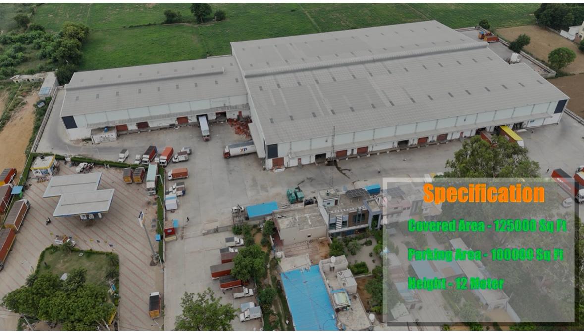 125000 sqft Commercial Warehouses/Godowns for Lease Only in Bilaspur Khurd